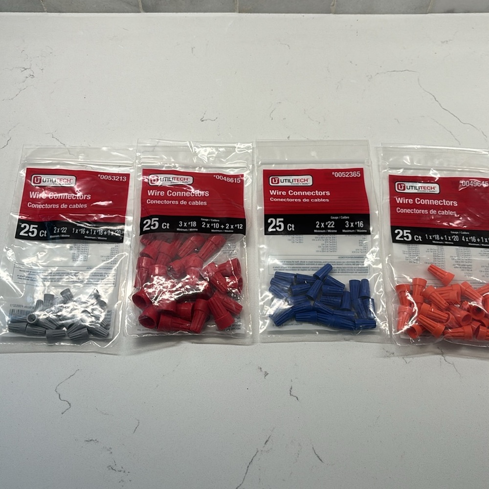 Wire Connectors - 4 packs